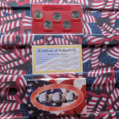 Sale Photo Thumbnail #77: 2003 Denver Mint Only U.S. State Quarter Collection In Original Packaging w/ COA