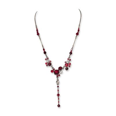 Sale Photo Thumbnail #142: 2pc Swarovski Gisele Red Crystal Necklace and Earring Set