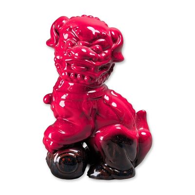 Sale Photo Thumbnail #282: Royal Doulton Flambe Figurine, Dog of Fo