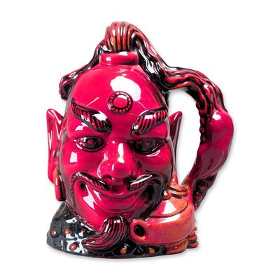 Sale Photo Thumbnail #263: Royal Doulton Flambe Large Character Jug, Aladdin's Genie D6971