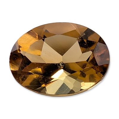 Sale Photo Thumbnail #171: Golden Brown Oval Cut Citrine Gemstone