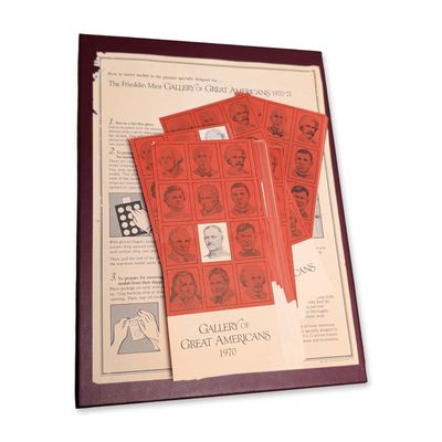 Sale Photo Thumbnail #650: The Franklin Mint Gallery of Great Americans Bronze Medal Set