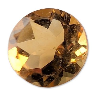 Sale Photo Thumbnail #595: Loose Round Brilliant Yellow Citrine