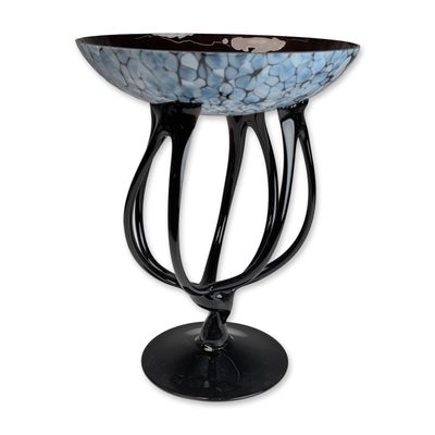 Sale Photo Thumbnail #235: Richard Satava Hand Blown Studio Art Glass Compote