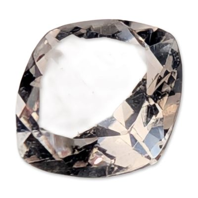Sale Photo Thumbnail #406: Cushion Cut Colorless Faceted Gemstone