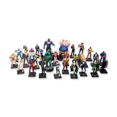 Sale Photo Thumbnail #514: 29pc Eaglemoss Marvel Hand Painted Lead Figurine Collection