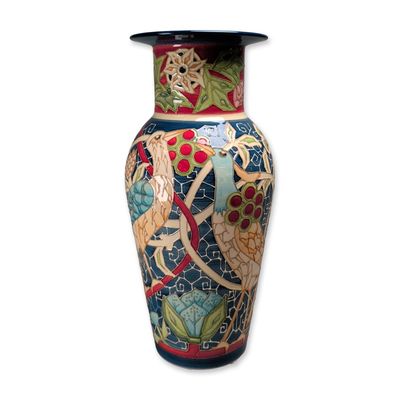 Sale Photo Thumbnail #33: Dennis Chinaworks Sally Tuffin Bullerswood Pattern Earthenware Vase