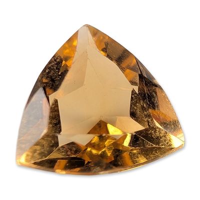 Sale Photo Thumbnail #386: Loose Golden Yellow Trillion Cut Citrine