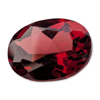 Sale Photo Thumbnail #184: Loose Oval Mixed Cut Rhodolite Garnet