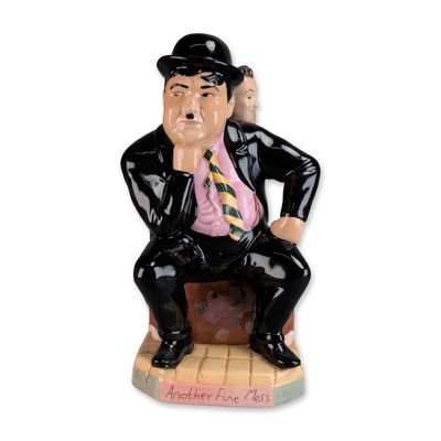 Sale Photo Thumbnail #249: Kevin Francis 1994 KF Guild Character Jug, Another Fine Mess - Oliver Hardy and Stan Laurel
