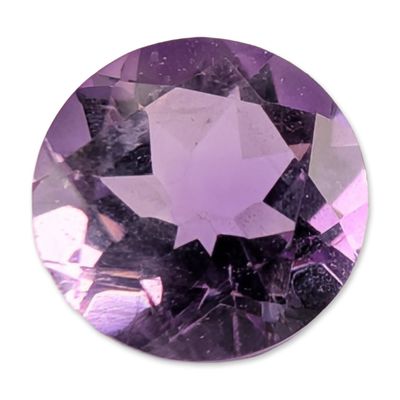 Sale Photo Thumbnail #370: Round Brilliant Cut Amethyst Gemstone