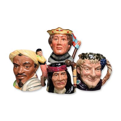 Sale Photo Thumbnail #286: 4pc Royal Doulton Shakespearean and Wild West Ceramic Figurines
