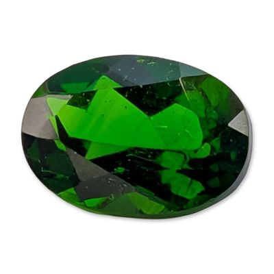 Sale Photo Thumbnail #591: Oval Cut Chrome Diopside Loose Gemstone