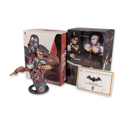 Sale Photo Thumbnail #95: DC Collectibles Deadshot and Icon Heroes Harley Quinn Figurines