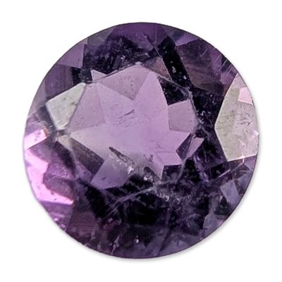 Sale Photo Thumbnail #588: Round Brilliant Cut Amethyst Loose Gemstone