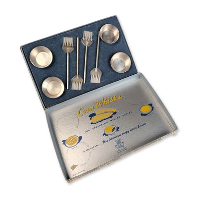 Sale Photo Thumbnail #468: International Silver Company Silver Plated Corn Whisks Set