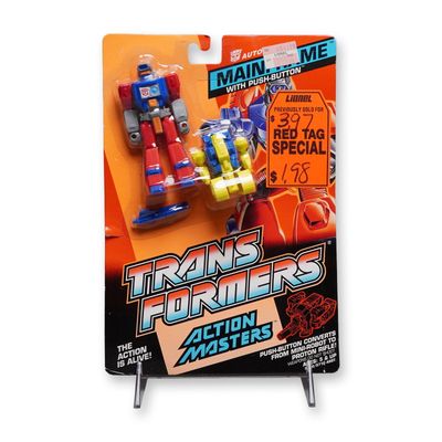 Sale Photo Thumbnail #522: Hasbro Transformers Action Masters Mainframe Carded Action Figurine