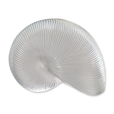 Sale Photo Thumbnail #26: Baccarat Lead Crystal Nautilus Shell Figurine