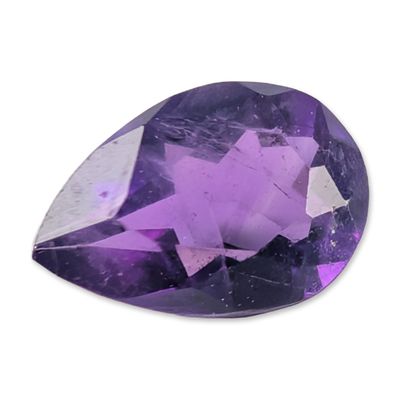 Sale Photo Thumbnail #155: Loose Pear Cut Amethyst Gemstone