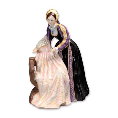 Sale Photo Thumbnail #279: Royal Doulton Six Wives of Henry VIII Porcelain Figurine, Catherine Howard HN3449