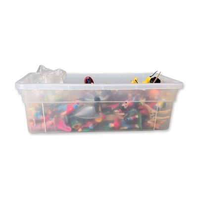 Sale Photo Thumbnail #510: 50pc Collection of Vintage Plastic and Rubber Miniature Figurines