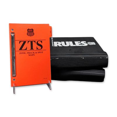 Sale Photo Thumbnail #211: 3pc Union Pacific Railroad Employee Rules Binders and ZTS Maps