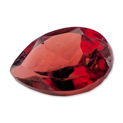 Sale Photo Thumbnail #605: Pear Cut Red Garnet Gemstone