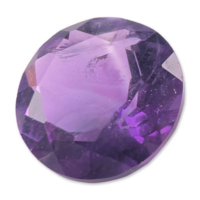 Sale Photo Thumbnail #379: Round Brilliant Cut Amethyst Gemstone