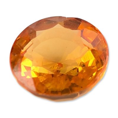 Sale Photo Thumbnail #598: Oval Mixed Cut Madeira Citrine Gemstone