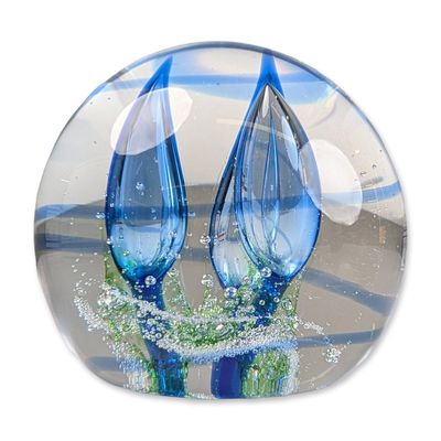 Sale Photo Thumbnail #28: Caithness Scotland Art Glass Paperweight by Colin Terris, Confusion