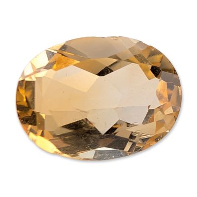 Sale Photo Thumbnail #164: Oval Faceted Loose Citrine Gemstone