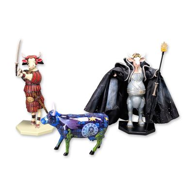 Sale Photo Thumbnail #503: 3pc Westland Giftware CowParade Figurines