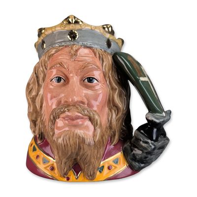Sale Photo Thumbnail #266: Royal Doulton Large Character Jug, King Arthur D7055
