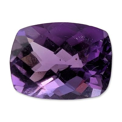 Sale Photo Thumbnail #151: Cushion Cut Purple Amethyst Gemstone
