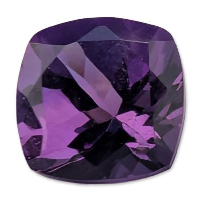 Sale Photo Thumbnail #579: Cushion Cut Amethyst Loose Gemstone