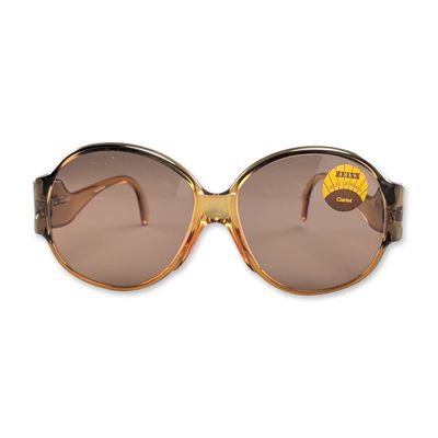 Sale Photo Thumbnail #421: Zeiss Marwitz West Germany Cognac Acetate Sunglasses w/ Soft Case