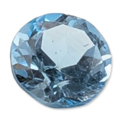 Sale Photo Thumbnail #191: Round Brilliant Cut Light Blue Loose Topaz Gemstone