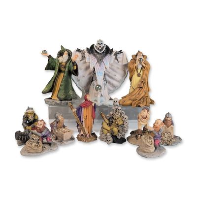 Sale Photo Thumbnail #484: 11pc Enchantica Holland Studio Craft Fantasy Figurine Collection
