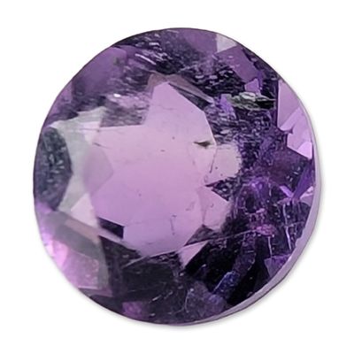 Sale Photo Thumbnail #587: Round Brilliant Cut Amethyst Gemstone