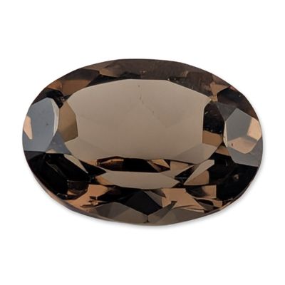 Sale Photo Thumbnail #614: Loose Oval Cut Smoky Quartz Gemstone