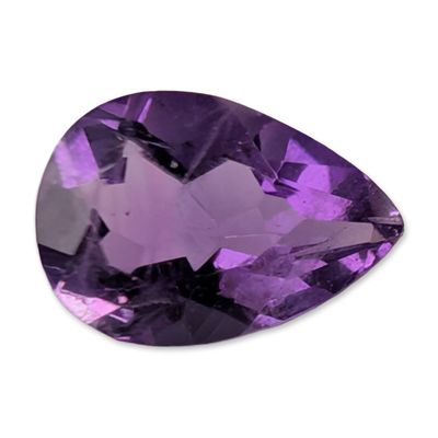 Sale Photo Thumbnail #367: Loose Faceted Pear Cut Amethyst