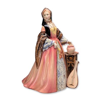 Sale Photo Thumbnail #281: Royal Doulton Six Wives of Henry VIII Porcelain Figurine, Jane Seymour HN3349