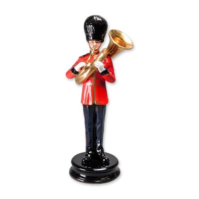Sale Photo Thumbnail #67: Michael Sutty Porcelain Royal Engineers Bandsman Figurine