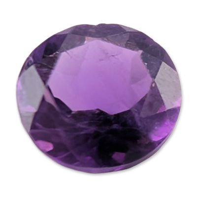 Sale Photo Thumbnail #153: Loose Faceted Round Cut Amethyst
