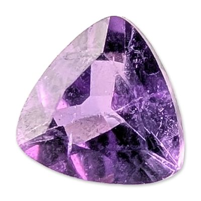 Sale Photo Thumbnail #148: Loose Trillion Cut Purple Amethyst Gemstone