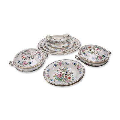 Sale Photo Thumbnail #120: 7pc Aynsley Pembroke Pattern Fine Bone China Tableware Collection