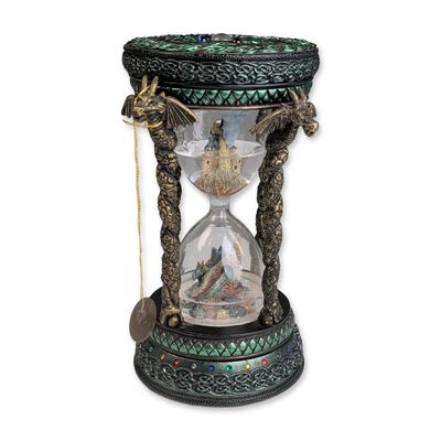 Sale Photo Thumbnail #222: San Francisco Music Box Company Crystal Visions Limited Edition Musical Hourglass Figurine