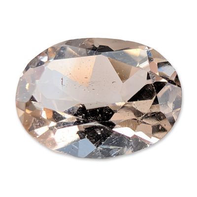 Sale Photo Thumbnail #621: Oval Mixed Cut Peach Tourmaline Gemstone