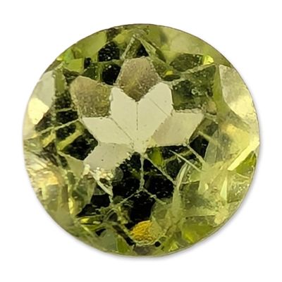 Sale Photo Thumbnail #182: Round Modified Brilliant Cut Peridot