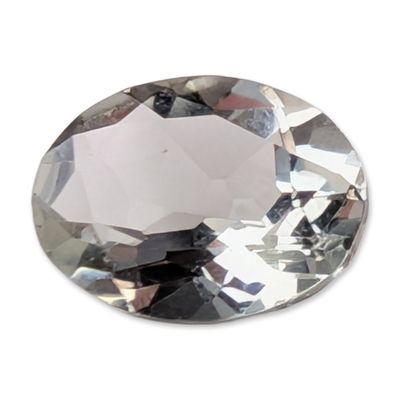 Sale Photo Thumbnail #381: Oval Faceted Pale Mint Aquamarine